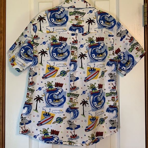 Garanimals short sleeve tropical style shark bottom down shirt boys size… - Picture 3 of 4